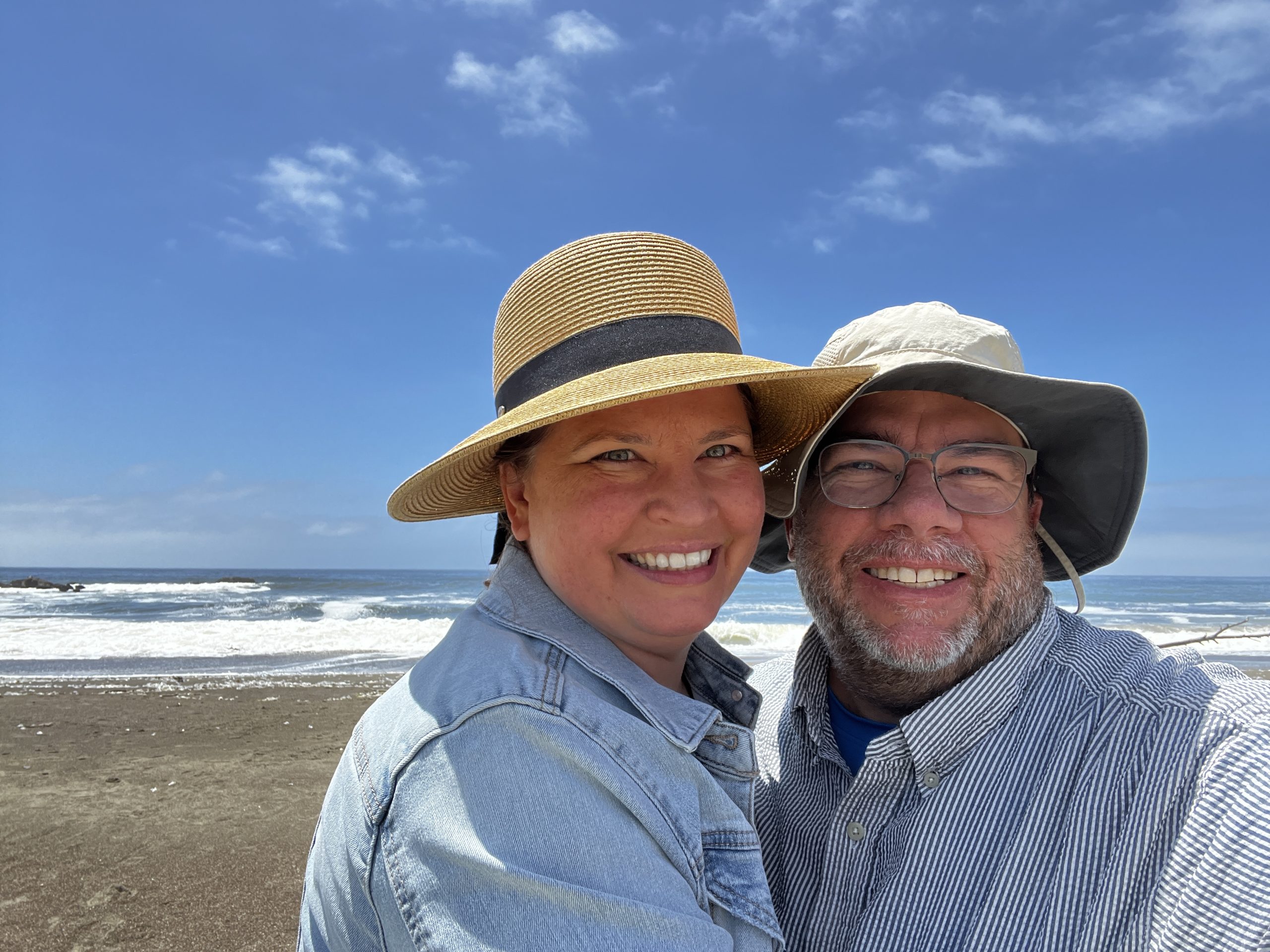 Happy dog parents, Tanja & Morgan
